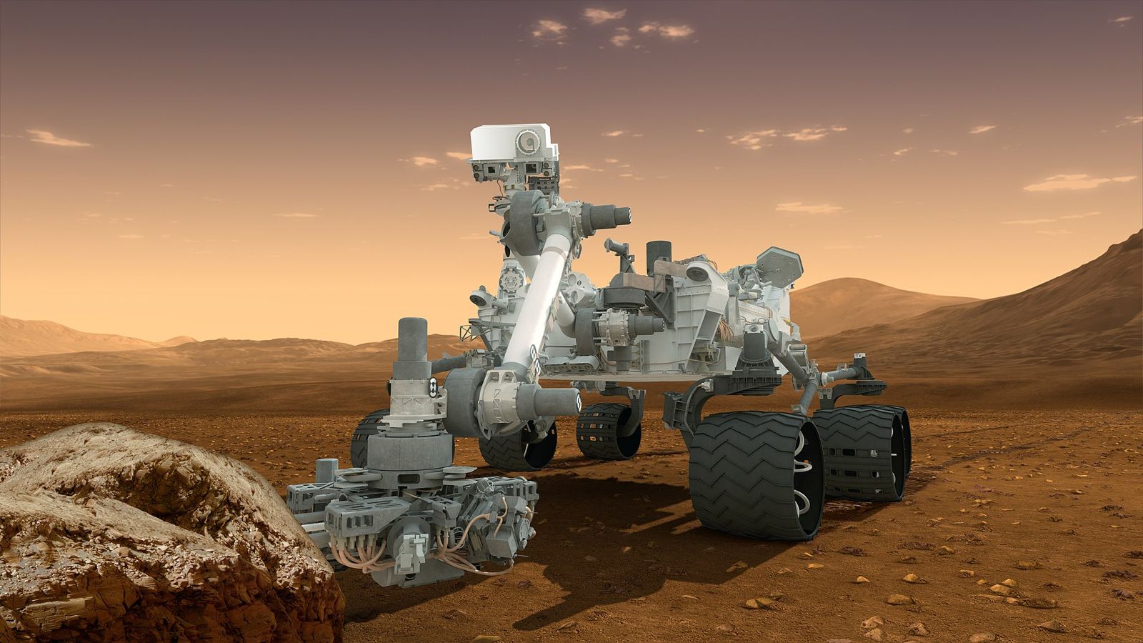 Autonomous rover robot concept